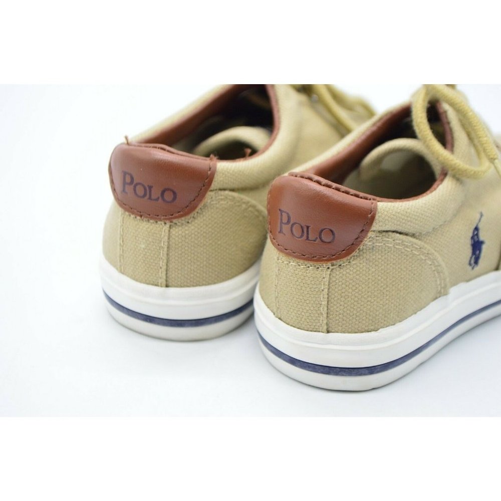 Polo Ralph Lauren Boy's Fashion Sneaker Vaughn Kha - Picture 2 of 7